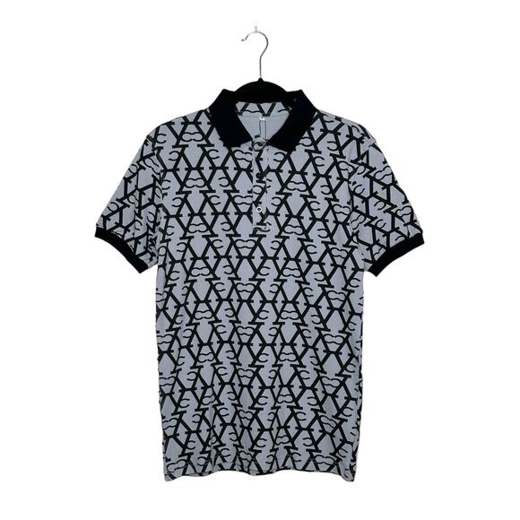 Custardoy Le Chaos black logo short sleeves polo shirt size Small - Picture 8 of 8